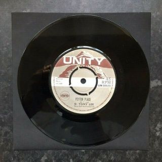 D Tony Lee Peyton Place Red Gal Ring 1969 Unity Records 7 " Vinyl Single