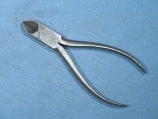 Vintage F.  E Lindstrom 4 - 1/2 " Long Diagonal Cutter Jewelers Pliers Made In Sweden