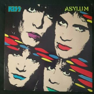Kiss: Asylum Lp (mercury,  1985,  422 - 826 099 - 1 M - 1) Nm/vg,