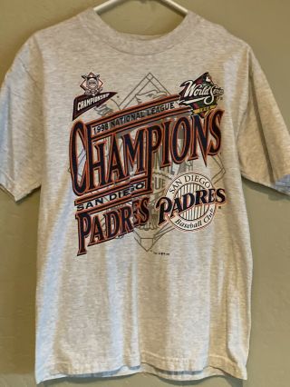 Vintage 1998 National League Champions San Diego Padres Shirt Men’s M