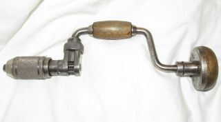 Vintage Brace Drill Stanley No 73 5 Inch Old Woodworking Tool Brace Drill