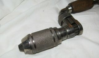 Vintage brace drill Stanley No 73 5 Inch old woodworking tool brace drill 3