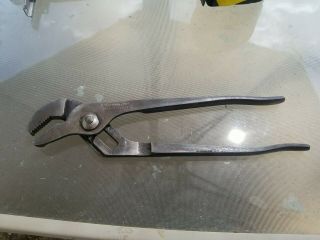 Vintage Channellock No.  420 Pliers,  Champion Dearment Meadville,  Pa Made In Usa