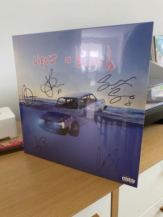 Easy Life - Life’s A Beach - Limited White Vinyl Signed By Whole Band