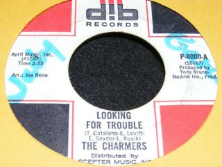 Excelent Northern Soul Popcorn Girl Group 45 The Charmers Dib 64 Looking Trouble