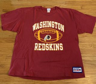 Vintage Washington Redskins Champion T - Shirt Size Xxl 1996