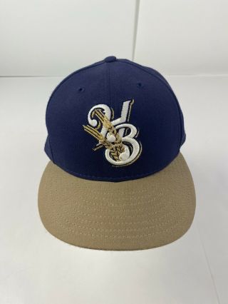 Helena Brewers Fitted Era 59fifty Cap Hat 7 7/8 Pioneer League Wool
