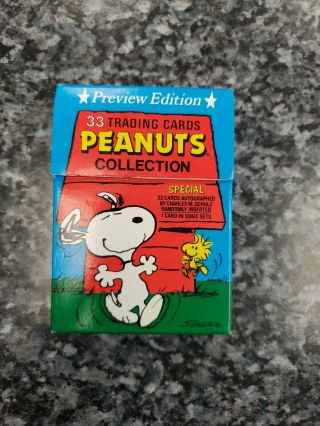 1992 Peanuts Trading Cards Boxed Set Of 33 Cards (b2)
