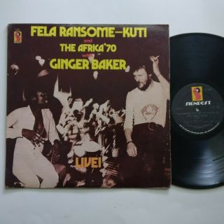 Fela Ransome Kuti Africa 70 Ginger Baker Live Afro Rock Funk Soul Lp