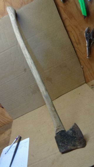 Vintage Steel Axe With 36 " Wood Handle (h0809 - 5)
