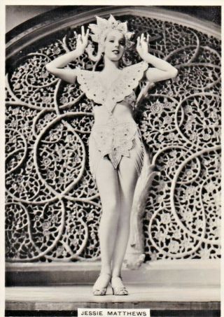 Jessie Matthews - Ardath Hollywood Starlet Pin - Up/cheesecake 1939 Cig Card
