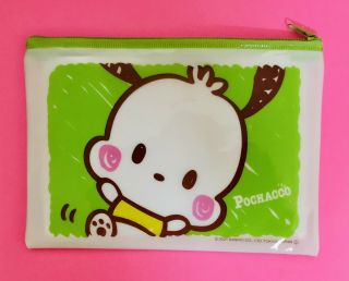802m954 Japanese Sanrio Pochacco Cosmetics Case Pouch Bag Kawaii Rare