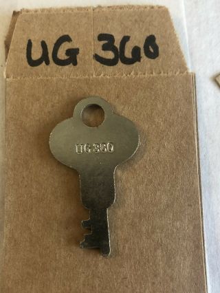 Antique Steamer Trunk Key Ug360 Antique Key Excelsior Chest Lock - Ug360