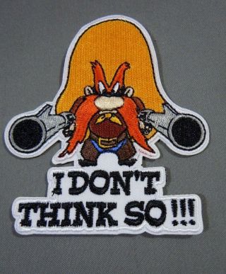 Yosemite Sam W/6 Shooters 2 Embroidered Iron - On Patch - 3 " Warner Bros.