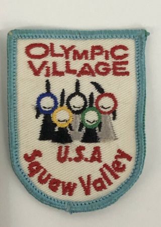 1960 Squaw Valley Winter Olympics Patch Olympic Village