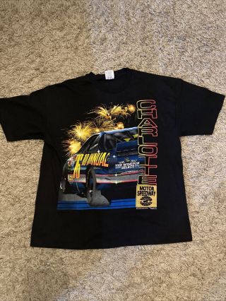 Vintage 1994 Nascar Winston Cup Charlotte Motor Speedway Single Stitch Shirt Xl
