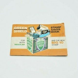 Vintage - Retro - Mid Century Green Shield Stamp Saver Book (big 10 Complete) 4