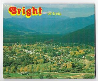 Australia Postcard View Folder - Bright,  Victoria - Nucolorvue