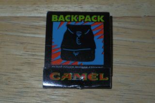 Camel Cigarettes R.  J.  Reynolds Tobacco Co Matchbook Backpack Get The Hard Goods