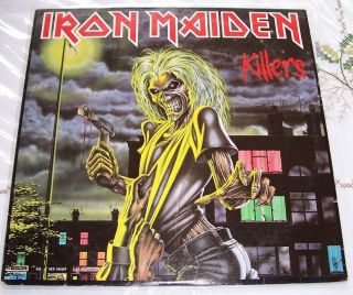 Iron Maiden - Killers - 1981 Vinyl Record Lp - Harvest St - 12141 (vg)
