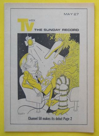 Jersey Pbs Channel 50 Wnjm Bergen County Record Tv Week Guide May 27 1973