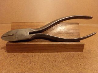 Vintage Utica Tools No 41 - 6 6 " Diagonal Side Cutting Pliers,  Cutters Usa - B