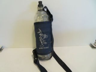 Vintage Looney Tunes Bugs Bunny Water Bottle Canvas Holder 13 Inches