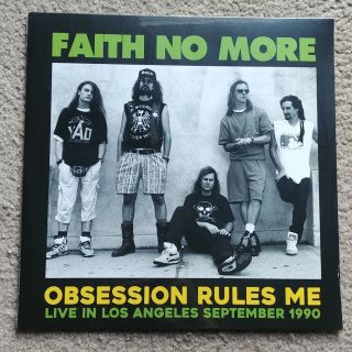 Faith No More Obsession Rules Me Live 1990 Hollywood Vinyl 12 " Record Import