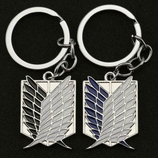 Attack On Titan Anime Wings Of Liberty Scout Legion Keychain Keyring Uk