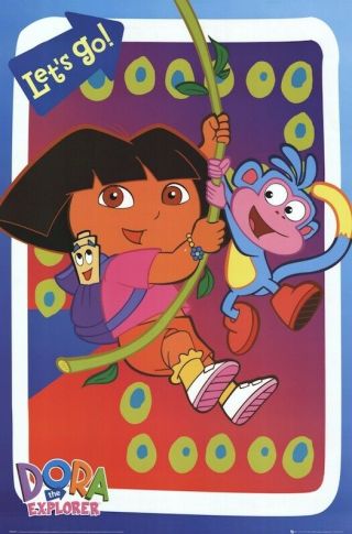 Dora The Explorer Poster Swing Let 