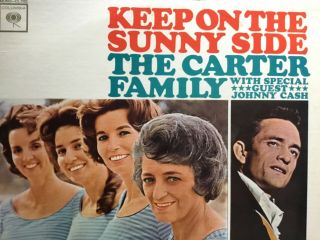 The Carter Family W/ Johnny Cash Keep On The Sunny Side Lp Mono,  Bonus Cd