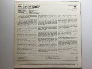 THE CARTER FAMILY w/ JOHNNY CASH KEEP ON THE SUNNY SIDE LP MONO,  bonus CD 3