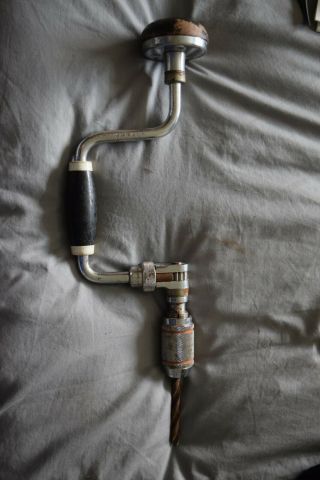 Vintage Stanley No.  73 - 10” Ratchet Brace Hand Drill As Pictured