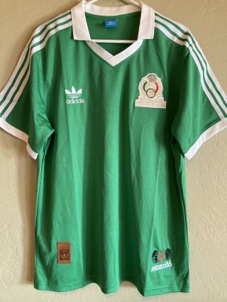 Mexico 1986 World Cup Soccer Jersey Mens Xl