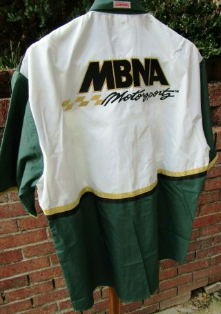 Vintage Bobby Labonte 18 MBNA/Joe Gibbs Racing race pit crew shirt - XL 2