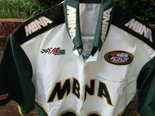 Vintage Bobby Labonte 18 MBNA/Joe Gibbs Racing race pit crew shirt - XL 3
