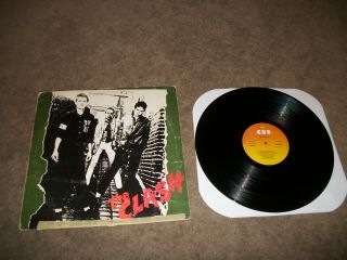 The Clash - " The Clash " 1977 Self Titled 1st Lp Cbs 82000,  12 " Vinyl Uk