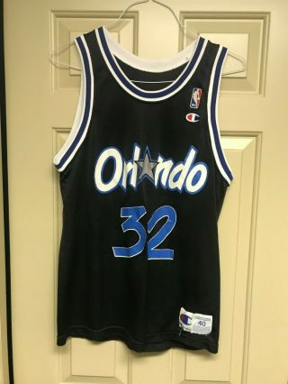 Nba Vintage Shaquille O’neal Magic Jersey [champion Size: 40]