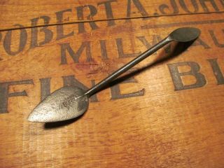 Vintage Foundry Sand Casting Tool Slick Spoon Burr