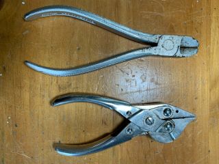 Sargent & Co.  Haven,  Conn.  Vintage 6.  5” Fishing Tool Cutter Crimper Pliers