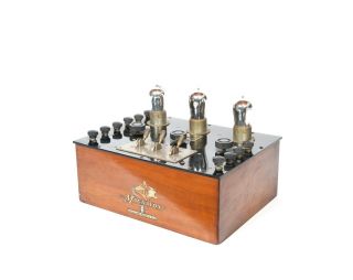 1922 Magnavox Ac3 Tube Amplifier W/good Tipped Radio Tubes &