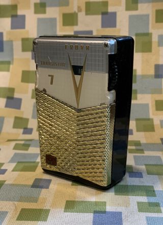 Crown Tr - 777 Transistor Radio - Rare Japanese Set