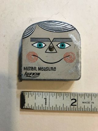 Vintage Lufkin Usa " Mister Measure " Tape Measure - Metal Case