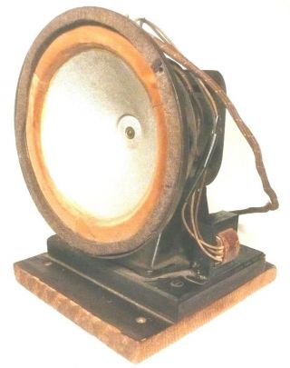 Vintage Victor Field Coil 9 " Speaker W/ Transformer For Push - Pull Amp