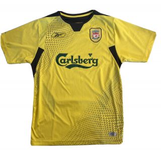 Soccer Jersey Liverpool 2004 2005 Away Jersey Shirt Reebok Small