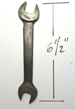 Vintage Armstrong Chrome Vanadium 1027 - C 9/16” - 11/16” Combination Wrench
