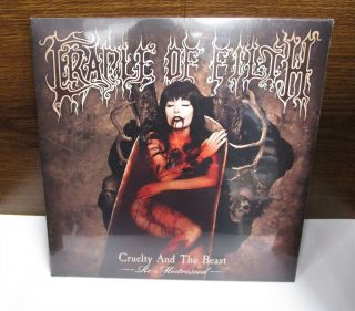 Vinyl Record 12 " Lp Cruelty And The Beast By Cradle Of Filth Re - Mistressed