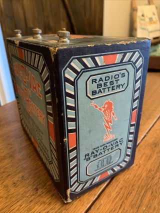 Antique 1920’s Ray - O - Vac Radio “b” Battery - 45v - Display Only - 10lbs -