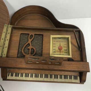 Vintage 1940’s General Television Tube Radio Model 534 RCA Piano Shaped Parts 2