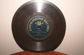 Rare Antique 7 " Zon - O - Phone 5048 Phonograph Gramophone 1900 Record Berliner Era